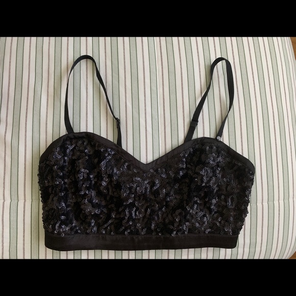 Guess Bustier Sequenced Crop - Picture 1 of 2